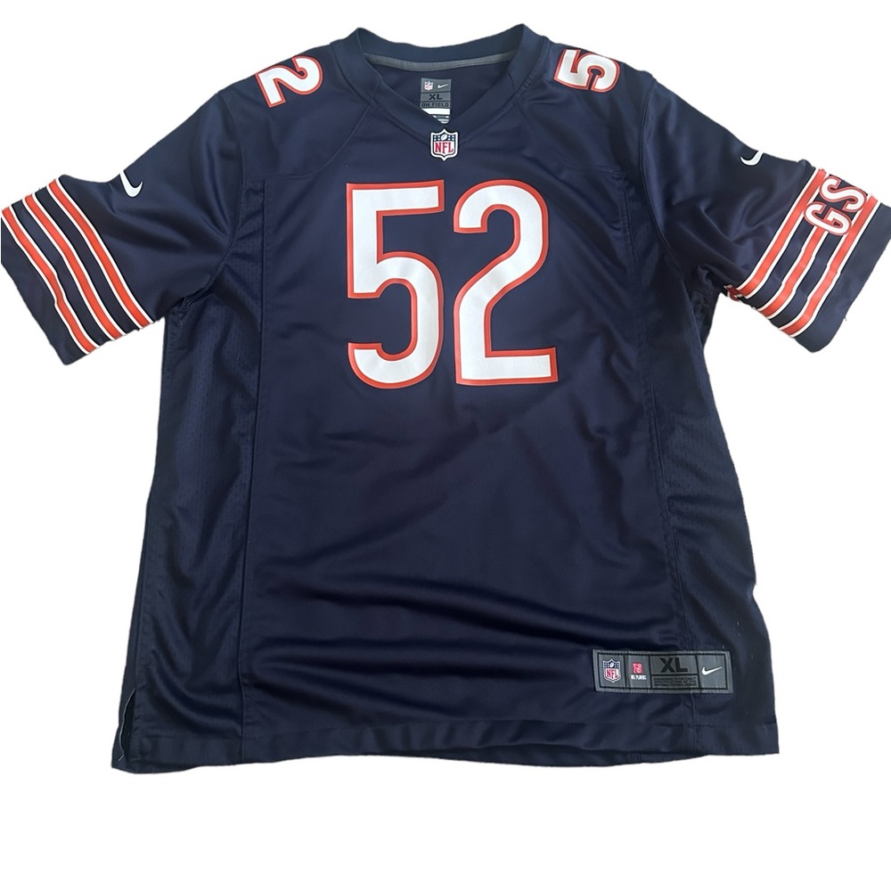 Men’s Nike‎ On Field Chicago Bears Mack 52 Jersey size XL